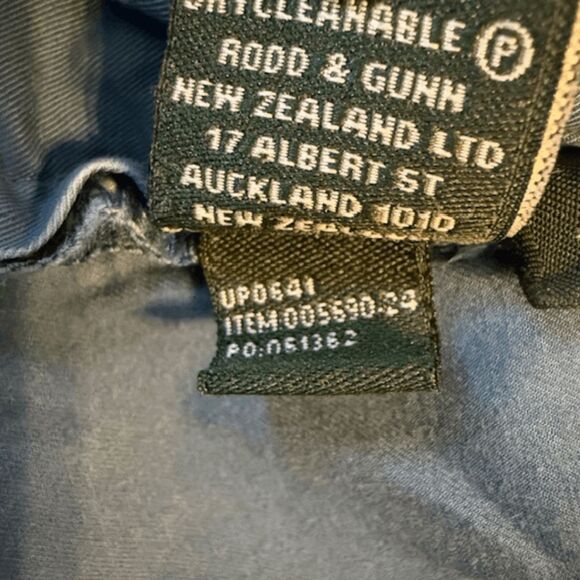 Rodd & Gunn Men's Stretch Casual Fit Flat Front Chino Shorts Navy Blue Size 35 - Picture 4 of 7